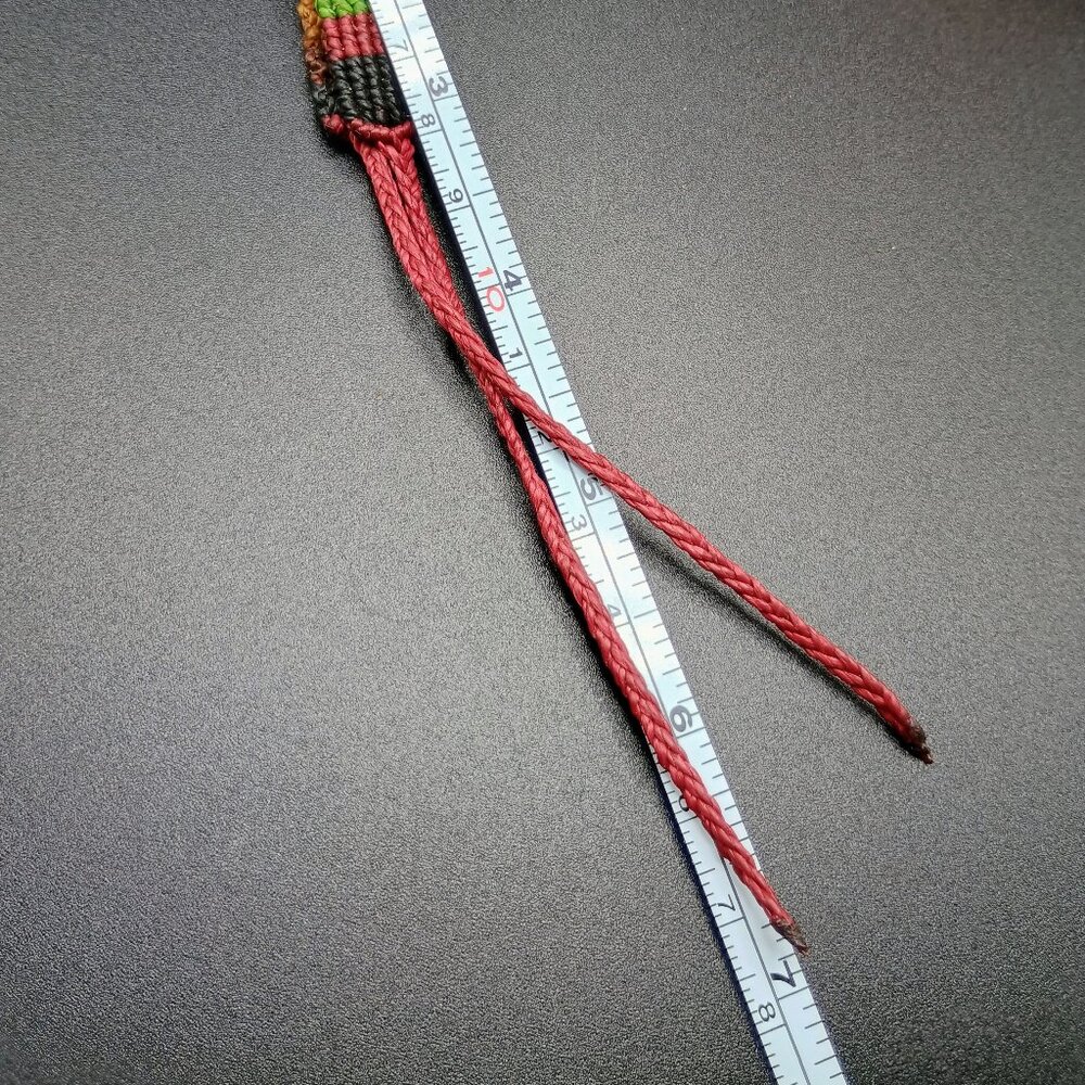 Multicolor Macram Thread Bracelet Andean Craftsma… - image 8